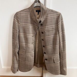 rag & bone Tan Plaid Blazer
